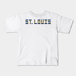 Pixel Hockey City St Louis 2017 Kids T-Shirt